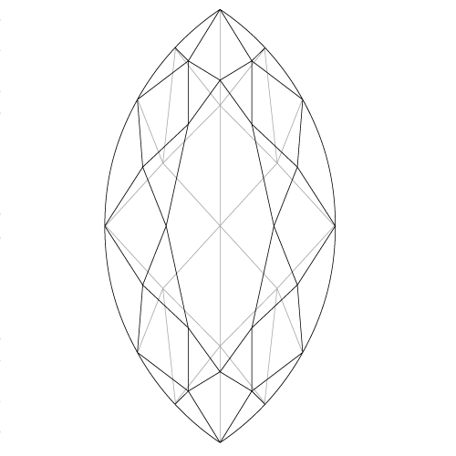 diamond shape marquise