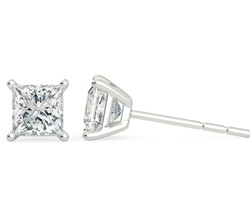 Platinum 950 Diamond Earrings
