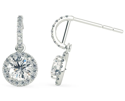 Diamond Drop Earrings
