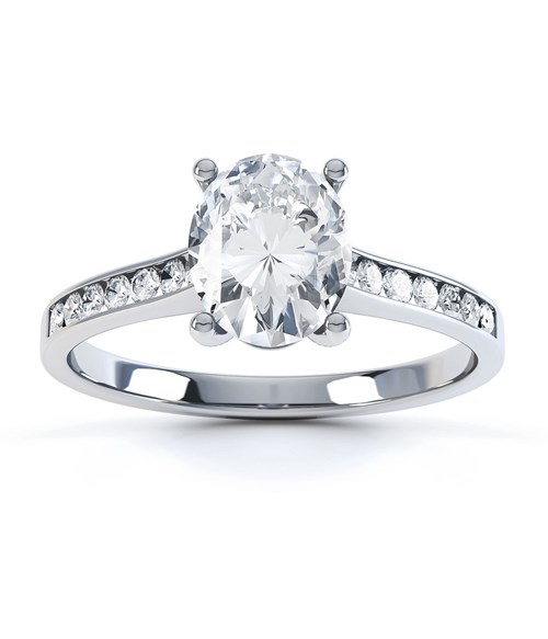 Vintage Style Diamond Engagement Ring