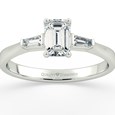 Art Deco Inspired Solitaire Rings