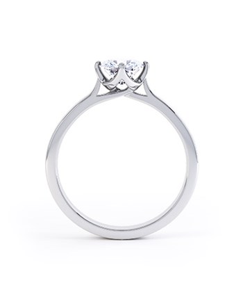 Round Brilliant Promessa Diamond Ring in Platinum