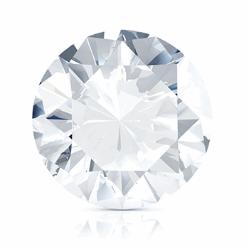 Round Brilliant Cut Diamond Top View