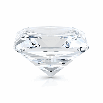 Princess Cut Diamond Side View