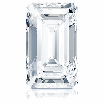 Emerald Cut Diamond Top View