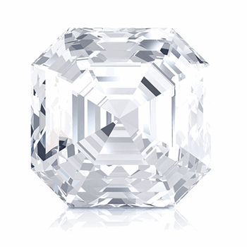 Asscher Cut Diamond Top View