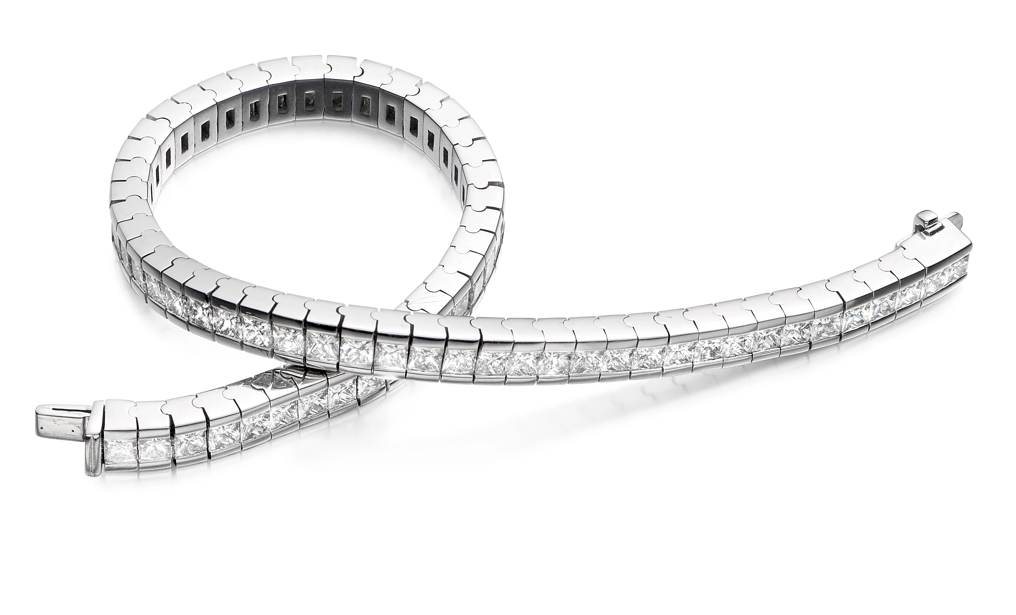 6.5ct Alvera Diamond Bracelet in Platinum