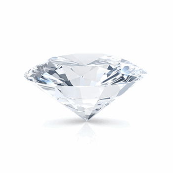 Oval Cut Diamond Side View