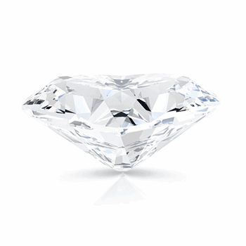 Heart Cut Diamond Side View