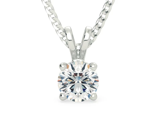 Platinum 950 Diamond Pendants