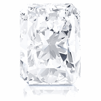 Radiant Cut Diamond Top View