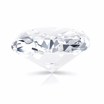 Cushion Cut Diamond Side View