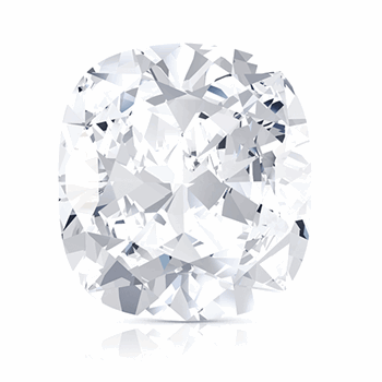 Cushion Cut Diamond Top View