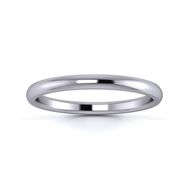 Mens Palladium Wedding Rings 5mm