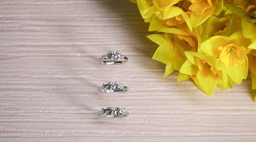 Three Stone Diamond Rings