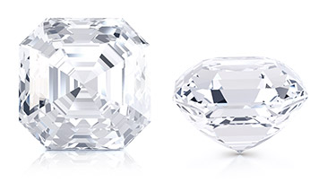 loose asscher cut diamond