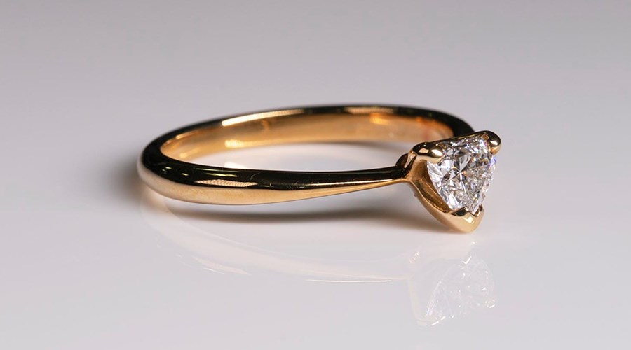 Celebrity Heart Cut Engagement Rings