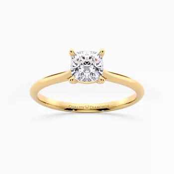 Cushion Carys Diamond Ring in 9K Yellow Gold