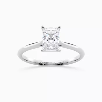 Radiant Carys Diamond Ring in Platinum