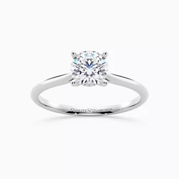 Round Brilliant Carys Diamond Ring in Platinum