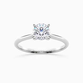 Round Brilliant Carys Diamond Ring in Platinum