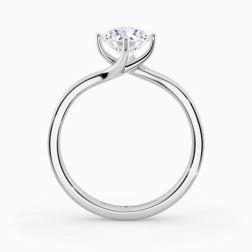 Round Brilliant Cura Diamond Ring in Platinum