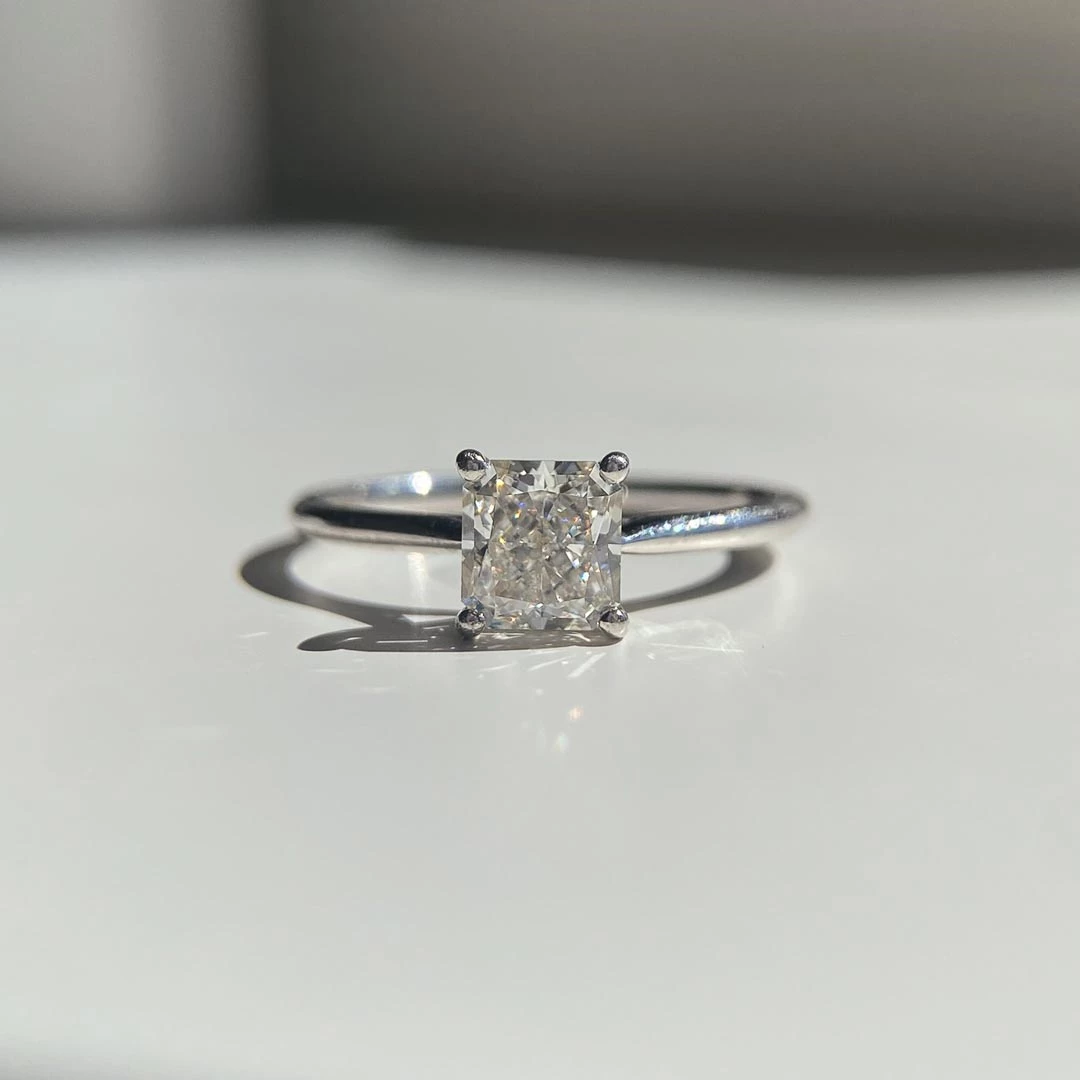1.26ct Radiant Carys Diamond Ring in Platinum