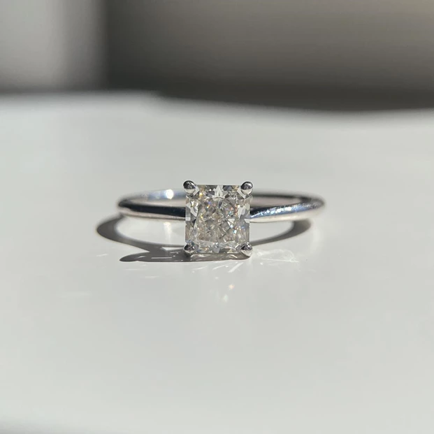 1.26ct Radiant Carys Diamond Ring in Platinum