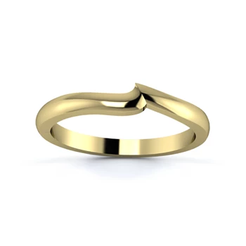 18K Yellow Gold 2mm Fitted Wedding Ring