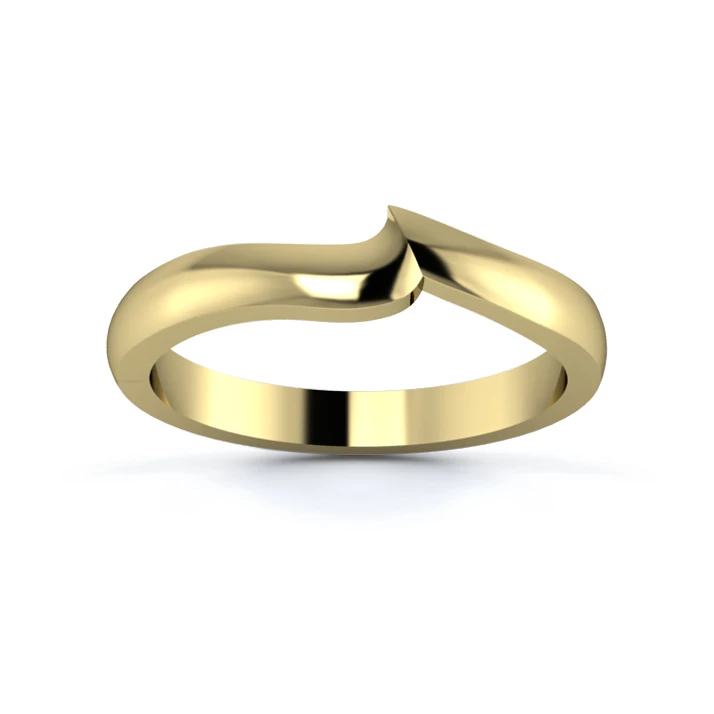 18K Yellow Gold 2.5mm Fitted Wedding Ring