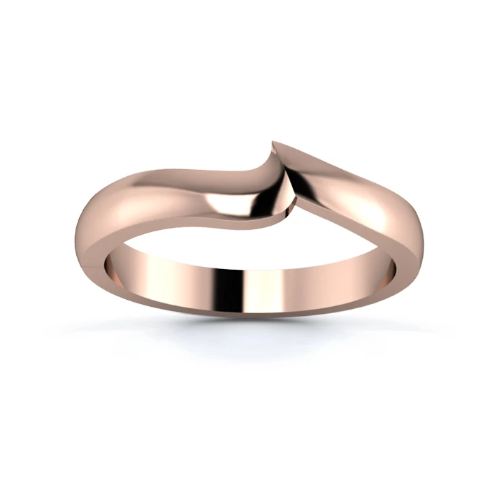 18K Rose Gold 2.7mm Fitted Wedding Ring