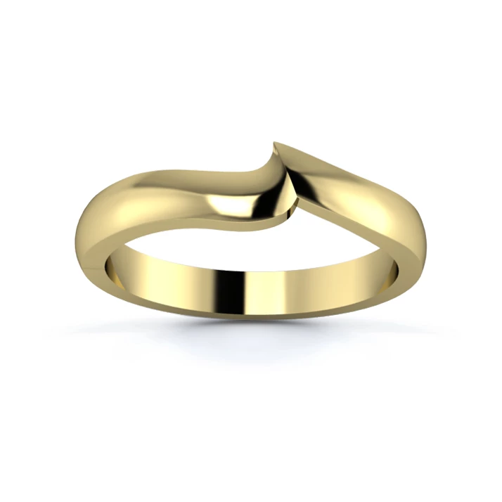 18K Yellow Gold 2.7mm Fitted Wedding Ring