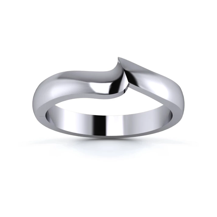 Palladium 950 3mm Fitted Wedding Ring