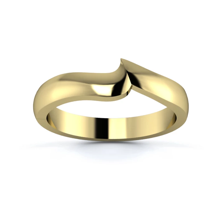 18K Yellow Gold 3mm Fitted Wedding Ring