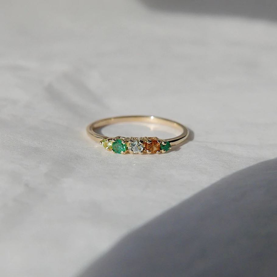 Custom discount acrostic ring