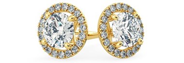 Round Brilliant cut Bijou Earrings