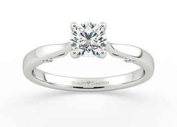 Round Brilliant Aracelli Diamond Ring in Platinum