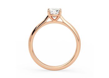 Cushion Carys Diamond Ring in 18K Rose Gold