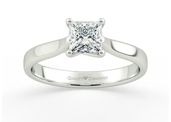 Princess Mirabelle Diamond Ring in Platinum