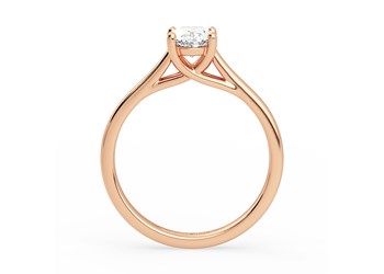 Heart Hera Diamond Ring in 18K Rose Gold