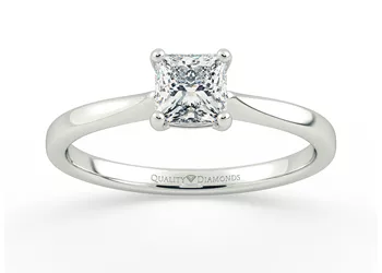 Princess Nara Diamond Ring in Platinum