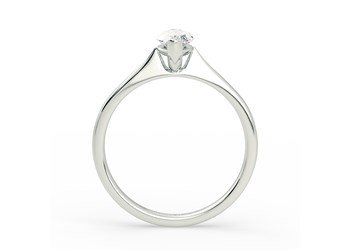 Marquise Hera Diamond Ring in 18K White Gold