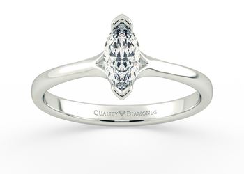 Marquise Kalila Diamond Ring in Platinum