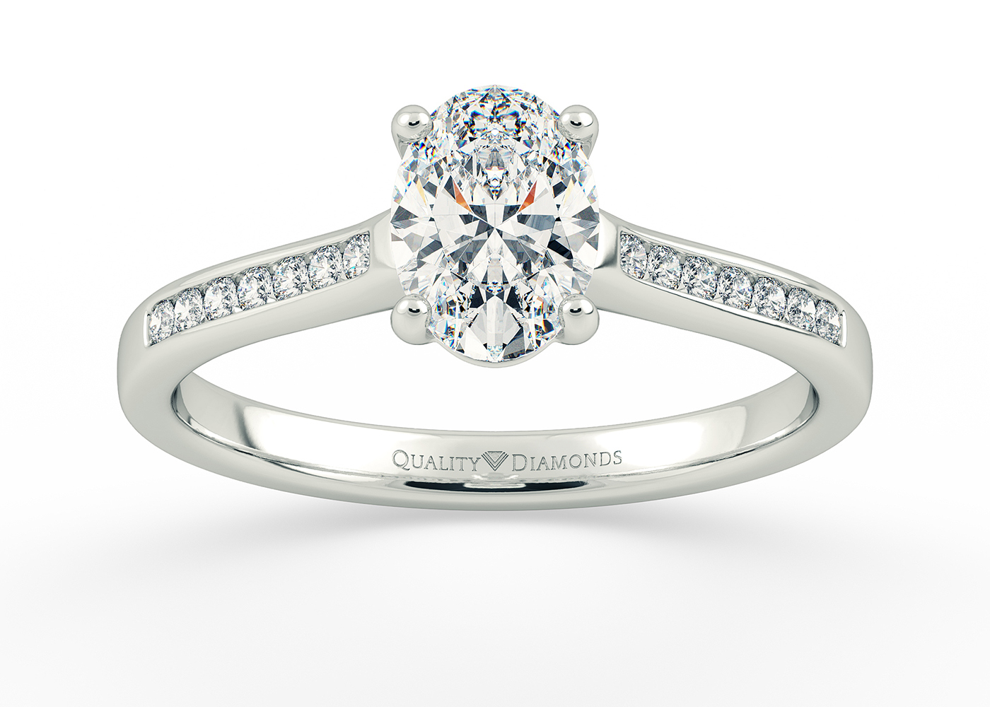 Oval Diamond Engagement Rings | Quality Diamonds